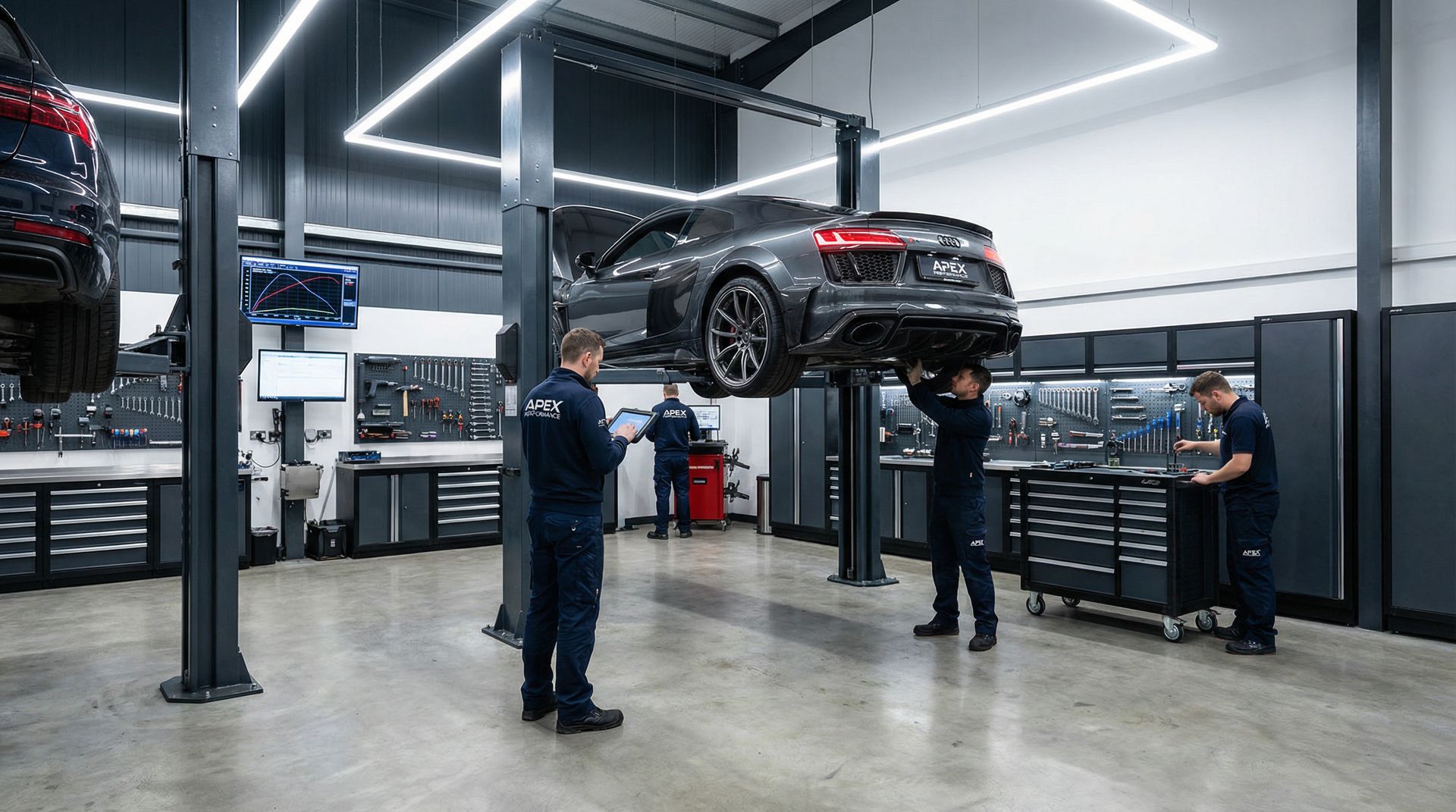 母狗修车改装公司门店实景